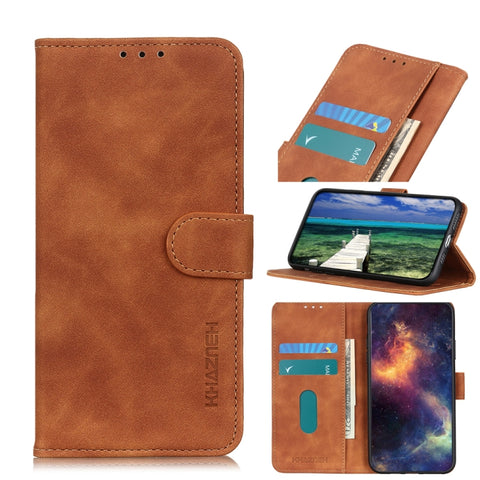 KHAZNEH Retro Texture Horizontal Flip Leather Phone Case, For Samsung Galaxy M14