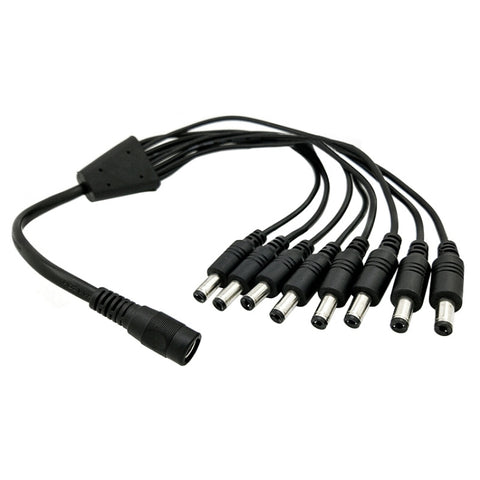 DC Female to DC Male Power Connection Extension Cable, 0.37m 4 in 1, 0.42m 8 in 1, 0.37m 2 in 1, 0.37m 6 in 1, 0.37m 3 in 1, 0.5m 16 in 1