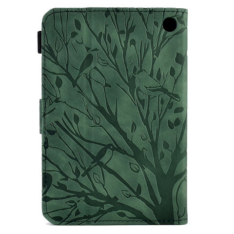 Fortune Tree Pressure Flower PU Tablet Case with Wake-up / Sleep Function, For Amazon Fire 7 2022, For Amazon Kindle Paperwhite / 2 / 3 / 4, For Amazon Kindle Paperwhite 2021, For Lenovo M10 HD 2nd X306X, For Huawei MatePad SE                          ...