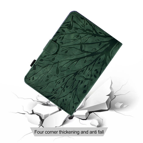 Fortune Tree Pressure Flower PU Tablet Case with Wake-up / Sleep Function, For Amazon Fire 7 2022, For Amazon Kindle Paperwhite / 2 / 3 / 4, For Amazon Kindle Paperwhite 2021, For Lenovo M10 HD 2nd X306X, For Huawei MatePad SE                          ...