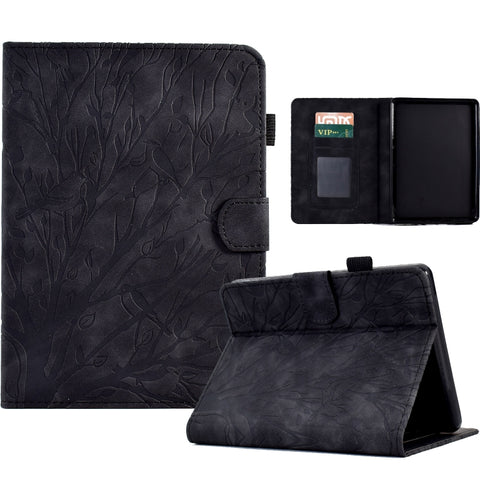 Fortune Tree Pressure Flower PU Tablet Case with Wake-up / Sleep Function, For Amazon Fire 7 2022, For Amazon Kindle Paperwhite / 2 / 3 / 4, For Amazon Kindle Paperwhite 2021, For Lenovo M10 HD 2nd X306X, For Huawei MatePad SE                          ...