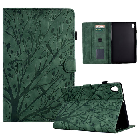 Fortune Tree Pressure Flower PU Tablet Case with Wake-up / Sleep Function, For Amazon Fire 7 2022, For Amazon Kindle Paperwhite / 2 / 3 / 4, For Amazon Kindle Paperwhite 2021, For Lenovo M10 HD 2nd X306X, For Huawei MatePad SE                          ...