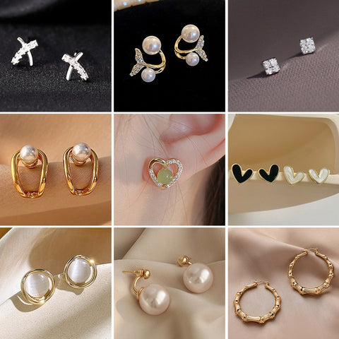Temperament Ladies Light Luxury Pearl Double Layer Earrings Diamond Earrings, EH1490, EH0668, EH1595, EH1509, EH1667, EH1291, EH1661, EH1671, EH1666, EH0829, EH0820, EH1649, EH1485, EH1560, EH1662, EH1650, EH1631, EH0997, EH0518, EH1543, EH0510, EH0667...