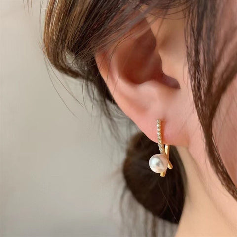 Temperament Ladies Light Luxury Pearl Double Layer Earrings Diamond Earrings, EH1490, EH0668, EH1595, EH1509, EH1667, EH1291, EH1661, EH1671, EH1666, EH0829, EH0820, EH1649, EH1485, EH1560, EH1662, EH1650, EH1631, EH0997, EH0518, EH1543, EH0510, EH0667...