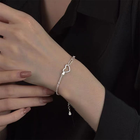 Sterling Silver Gypsophila Beanie Ladies Bracelet, Specification:SL0004, SL0004, SL0153, SL0543, SL0741, SL0490, SL0141, SL0719, SL0752, SL0654, SL0651, SL0661, SL0742, SL0743, SL0744, SL0751, SL0754, SL0700, SL0740, XL0140, SL0423, XL1194, JL0004 Ankl...
