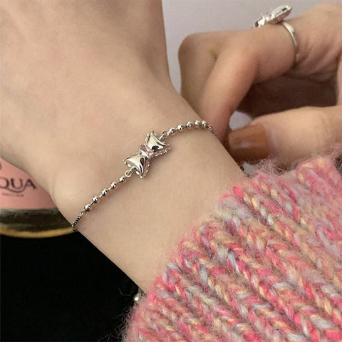 Sterling Silver Gypsophila Beanie Ladies Bracelet, Specification:SL0004, SL0004, SL0153, SL0543, SL0741, SL0490, SL0141, SL0719, SL0752, SL0654, SL0651, SL0661, SL0742, SL0743, SL0744, SL0751, SL0754, SL0700, SL0740, XL0140, SL0423, XL1194, JL0004 Ankl...