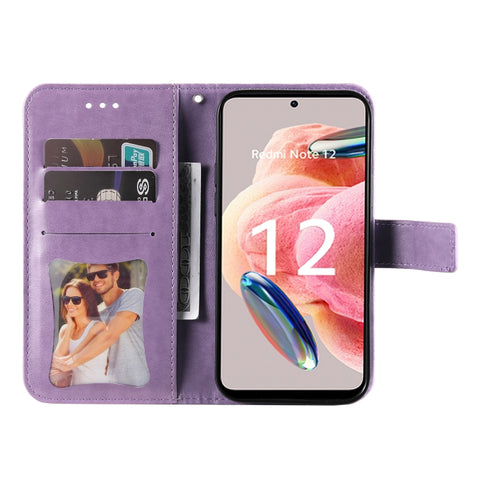 7-petal Flowers Embossing Leather Phone Case, For Xiaomi Redmi Note 12 4G Global, For Honor Magic5 Pro, For Samsung Galaxy M14 5G