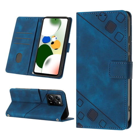 Skin-feel Embossed Leather Phone Case, For Samsung Galaxy A02s 164mm, For Samsung Galaxy A02s 166mm, For Samsung Galaxy A03 166mm EU Version, For Samsung Galaxy A03 164mm Global, For Samsung Galaxy A23 JP Version, For Samsung Galaxy A24 4G             ...