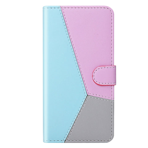 Tricolor Stitching Flip Leather Phone Case, For Samsung Galaxy A34 5G