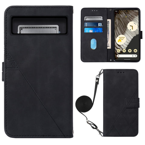 Crossbody 3D Embossed Flip Leather Phone Case, For Google Pixel 8, For Google Pixel 8 Pro, For Xiaomi Redmi Note 12 4G Global, For Xiaomi Redmi Note 12 Pro+ 5G Global, For Xiaomi 13, For Xiaomi 13 Lite 5G, For Xiaomi 13 Pro, For Xiaomi Poco X5 Pro 5G