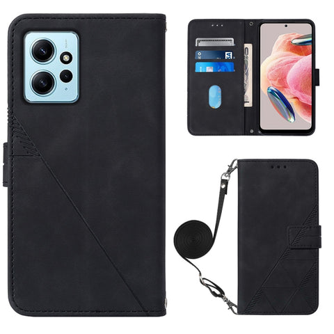 Crossbody 3D Embossed Flip Leather Phone Case, For Google Pixel 8, For Google Pixel 8 Pro, For Xiaomi Redmi Note 12 4G Global, For Xiaomi Redmi Note 12 Pro+ 5G Global, For Xiaomi 13, For Xiaomi 13 Lite 5G, For Xiaomi 13 Pro, For Xiaomi Poco X5 Pro 5G