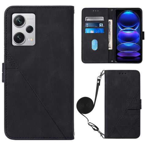 Crossbody 3D Embossed Flip Leather Phone Case, For Google Pixel 8, For Google Pixel 8 Pro, For Xiaomi Redmi Note 12 4G Global, For Xiaomi Redmi Note 12 Pro+ 5G Global, For Xiaomi 13, For Xiaomi 13 Lite 5G, For Xiaomi 13 Pro, For Xiaomi Poco X5 Pro 5G