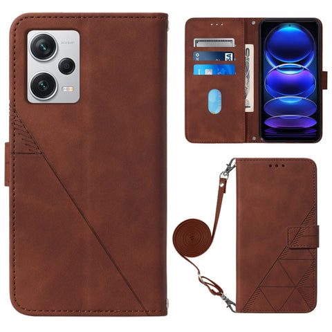 Crossbody 3D Embossed Flip Leather Phone Case, For Google Pixel 8, For Google Pixel 8 Pro, For Xiaomi Redmi Note 12 4G Global, For Xiaomi Redmi Note 12 Pro+ 5G Global, For Xiaomi 13, For Xiaomi 13 Lite 5G, For Xiaomi 13 Pro, For Xiaomi Poco X5 Pro 5G