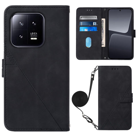Crossbody 3D Embossed Flip Leather Phone Case, For Google Pixel 8, For Google Pixel 8 Pro, For Xiaomi Redmi Note 12 4G Global, For Xiaomi Redmi Note 12 Pro+ 5G Global, For Xiaomi 13, For Xiaomi 13 Lite 5G, For Xiaomi 13 Pro, For Xiaomi Poco X5 Pro 5G