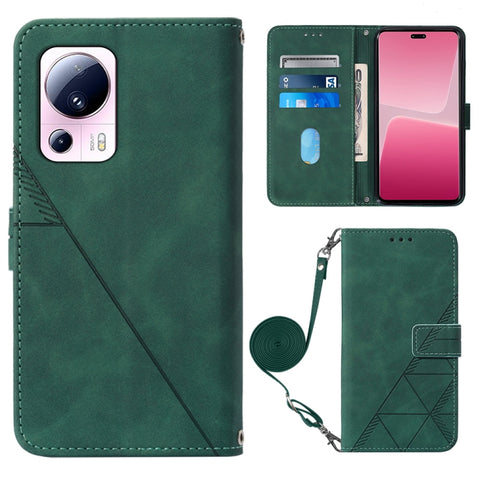 Crossbody 3D Embossed Flip Leather Phone Case, For Google Pixel 8, For Google Pixel 8 Pro, For Xiaomi Redmi Note 12 4G Global, For Xiaomi Redmi Note 12 Pro+ 5G Global, For Xiaomi 13, For Xiaomi 13 Lite 5G, For Xiaomi 13 Pro, For Xiaomi Poco X5 Pro 5G