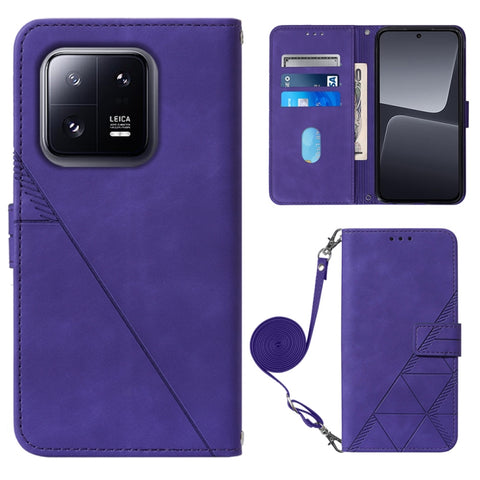 Crossbody 3D Embossed Flip Leather Phone Case, For Google Pixel 8, For Google Pixel 8 Pro, For Xiaomi Redmi Note 12 4G Global, For Xiaomi Redmi Note 12 Pro+ 5G Global, For Xiaomi 13, For Xiaomi 13 Lite 5G, For Xiaomi 13 Pro, For Xiaomi Poco X5 Pro 5G
