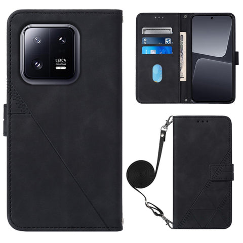 Crossbody 3D Embossed Flip Leather Phone Case, For Google Pixel 8, For Google Pixel 8 Pro, For Xiaomi Redmi Note 12 4G Global, For Xiaomi Redmi Note 12 Pro+ 5G Global, For Xiaomi 13, For Xiaomi 13 Lite 5G, For Xiaomi 13 Pro, For Xiaomi Poco X5 Pro 5G