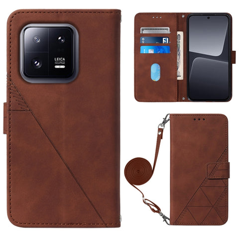Crossbody 3D Embossed Flip Leather Phone Case, For Google Pixel 8, For Google Pixel 8 Pro, For Xiaomi Redmi Note 12 4G Global, For Xiaomi Redmi Note 12 Pro+ 5G Global, For Xiaomi 13, For Xiaomi 13 Lite 5G, For Xiaomi 13 Pro, For Xiaomi Poco X5 Pro 5G