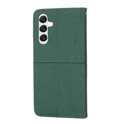 Woven Texture Stitching Magnetic Leather Phone Case, For Samsung Galaxy A14 5G, For Samsung Galaxy A34 5G