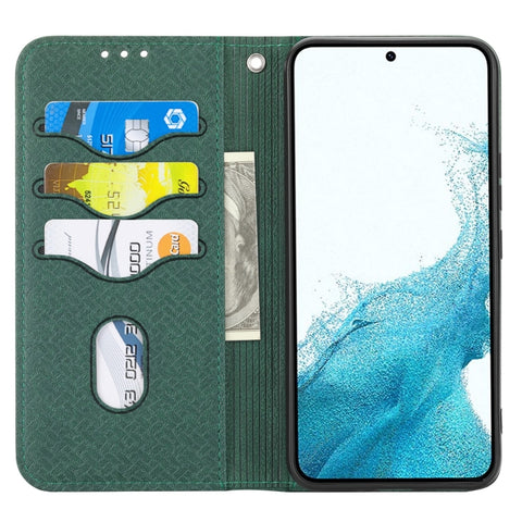 Woven Texture Stitching Magnetic Leather Phone Case, For Samsung Galaxy A14 5G, For Samsung Galaxy A34 5G