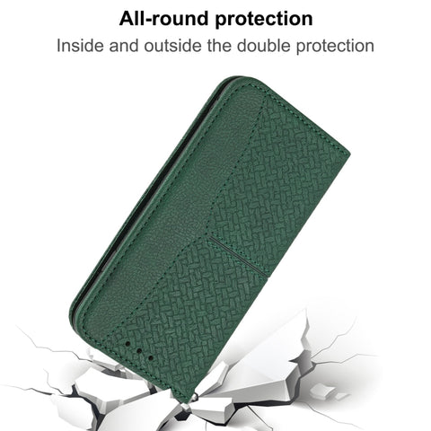 Woven Texture Stitching Magnetic Leather Phone Case, For Samsung Galaxy A14 5G, For Samsung Galaxy A34 5G