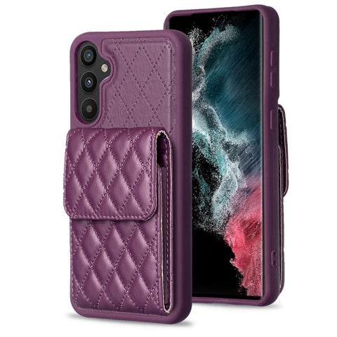 Vertical Wallet Rhombic Leather Phone Case, For Samsung Galaxy S23+ 5G, For Samsung Galaxy S23 Ultra 5G, For Samsung Galaxy S22 Ultra 5G, For Samsung Galaxy S21 FE 5G, For Samsung Galaxy A12, For Samsung Galaxy A13 4G, For Samsung Galaxy A34 5G        ...