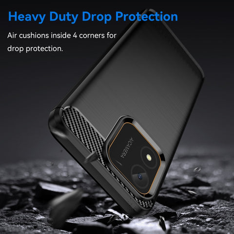 Carbon Fiber Brushed Texture TPU Phone Case, For Honor X5 4G, For OnePlus Ace 2V, For Samsung Galaxy M54 5G
