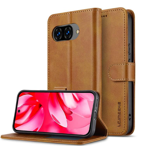 LC.IMEEKE Calf Texture Flip Leather Phone Case, For Google Pixel 11 Pro XL, For Google Pixel 11 / 11 Pro, For Google Pixel 10a, For Google Pixel 10 Pro XL, For Google Pixel 10 / 10 Pro, For Google Pixel 9a, For Google Pixel 9 Pro XL                    ...