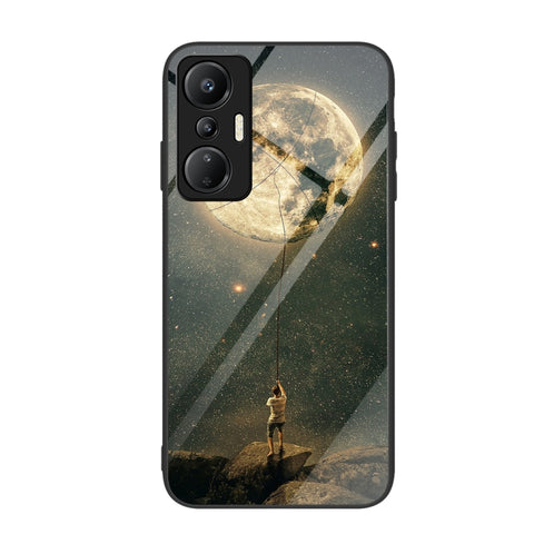 Colorful Painted Glass Phone Case, For Infinix Hot 20i, For Infinix Hot 20S