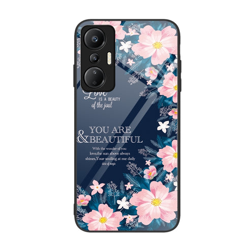 Colorful Painted Glass Phone Case, For Infinix Hot 20i, For Infinix Hot 20S
