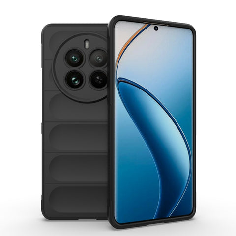 Magic Shield TPU + Flannel Phone Case, For Realme Narzo N63  4G Global, For Realme 12 5G Global, For Realme 12+ 5G Global, For Realme 12 Pro 5G / 12 Pro+