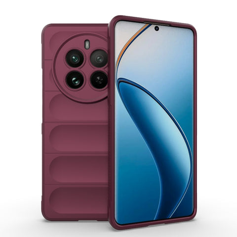 Magic Shield TPU + Flannel Phone Case, For Realme Narzo N63  4G Global, For Realme 12 5G Global, For Realme 12+ 5G Global, For Realme 12 Pro 5G / 12 Pro+