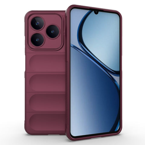 Magic Shield TPU + Flannel Phone Case, For Realme Narzo N63  4G Global, For Realme 12 5G Global, For Realme 12+ 5G Global, For Realme 12 Pro 5G / 12 Pro+