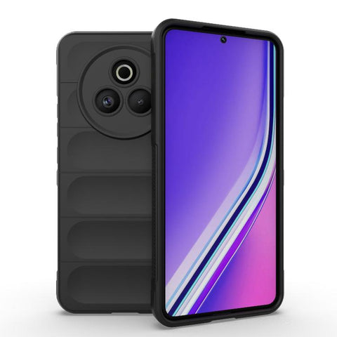Magic Shield TPU + Flannel Phone Case, For Realme P3 Ultra 5G India, For Realme P3 5G Global, For Realme P3 Pro 5G Global, For Realme 14 Pro+ 5G