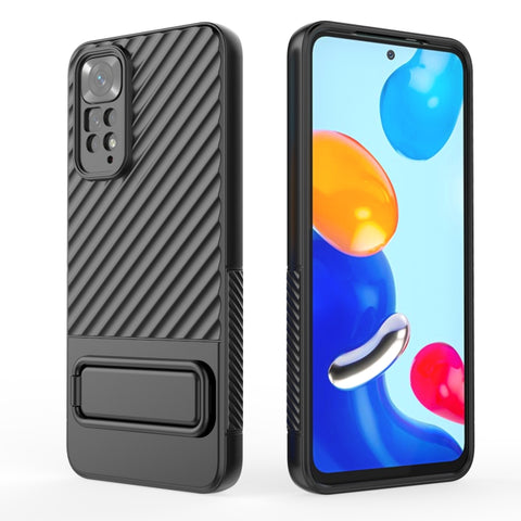 Wavy Texture TPU Phone Case with Lens Film, For Xiaomi Redmi Note 11, For Xiaomi Poco F5, For Xiaomi Redmi Note 12 Turbo, For Xiaomi Redmi Note 11S