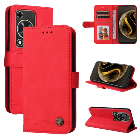 Skin Feel Life Tree Metal Button Leather Phone Case, For Huawei nova 14, For Huawei Enjoy 80, For Huawei nova 13 Pro, For Huawei nova 13 / nova 12, For Huawei Enjoy 70 Pro, For Huawei Enjoy 70, For Huawei nova 11 SE, For Huawei nova 12 Pro             ...