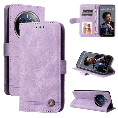Skin Feel Life Tree Metal Button Leather Phone Case, For Realme 12, For Realme 12+, For Realme 12 Pro+, For Realme C67 4G Global, For Realme C67 5G / 11 5G Taiwan Version, For Realme 11 4G Global, For Realme C53 / Narzo N53, For Realme 11              ...