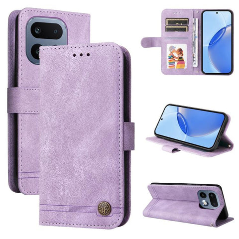Skin Feel Life Tree Metal Button Leather Phone Case, For Realme P4R 5G / P4x 4G / C100 4G / C100i, For Realme 16 Pro+ 5G, For Realme 16 Pro 5G, For Realme P4x 5G, For Realme 15x 5G India / Realme C85 5G, For Realme C85 Pro 4G, For Realme 15T 5G        ...