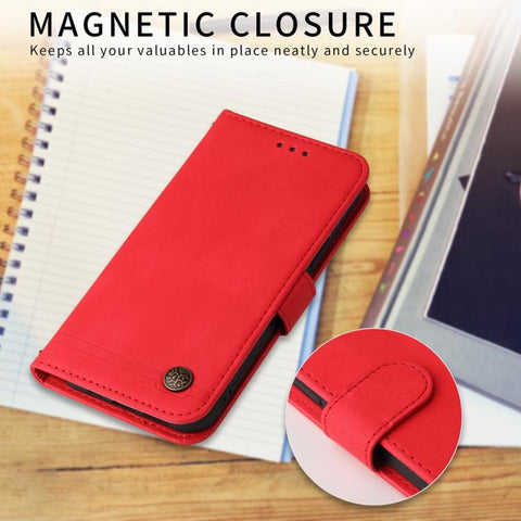 Skin Feel Life Tree Metal Button Leather Phone Case, For Realme P4R 5G / P4x 4G / C100 4G / C100i, For Realme 16 Pro+ 5G, For Realme 16 Pro 5G, For Realme P4x 5G, For Realme 15x 5G India / Realme C85 5G, For Realme C85 Pro 4G, For Realme 15T 5G        ...