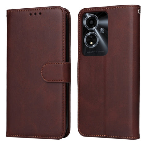 Classic Calf Texture Flip Leather Phone Case, For OPPO A3 Pro 5G Global / India, For OPPO Reno12 5G Global, For OPPO K12x, For OPPO A60 4G Global, For OPPO K12, For OPPO A3 Pro 5G, For OPPO Reno11 F Global / F25 Pro Global, For OPPO Reno11 5G Global   ...