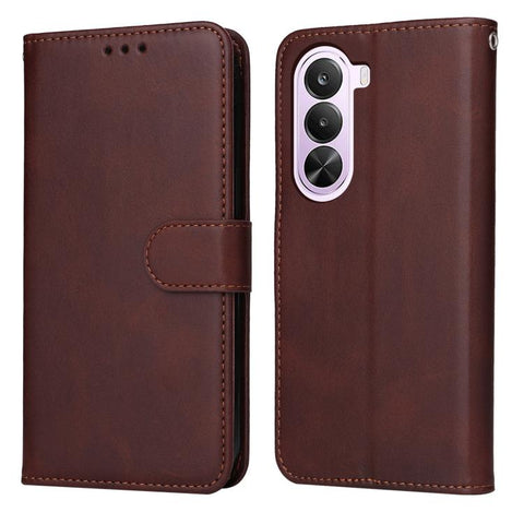 Classic Calf Texture Flip Leather Phone Case, For Realme P4R 5G / P4x 4G / C100 4G / C100i, For Realme 16 Pro+ 5G, For Realme 16 Pro 5G, For Realme P4x 5G, For Realme 15x 5G India / Realme C85 5G, For Realme C85 Pro 4G, For Realme 15T 5G               ...