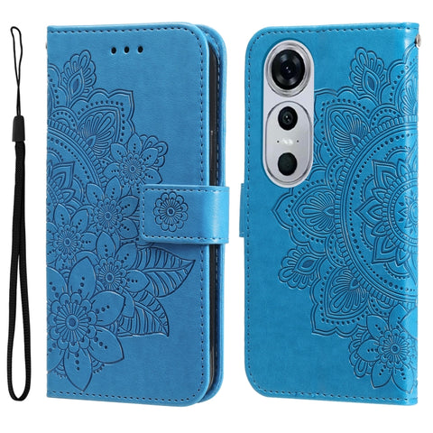 Seven-petal Flowers Embossing Leather Phone Case, For Huawei nova 14, For Huawei Enjoy 80, For Huawei nova 13 Pro, For Huawei nova 13 / nova 12, For Huawei Enjoy 70 Pro, For Huawei Enjoy 70, For Huawei nova 11 SE, For Huawei nova 12 Pro                ...
