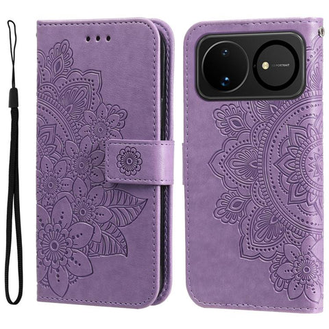 Seven-petal Flowers Embossing Leather Phone Case, For Huawei nova 16 SE 5G, For Huawei nova 16, For Huawei Enjoy 90 Pro Max 5G, For Huawei Enjoy 90 / Enjoy 90 Plus 5G, For Huawei Enjoy 80 Plus, For Huawei nova 15 Pro / nova 15 Ultra                    ...
