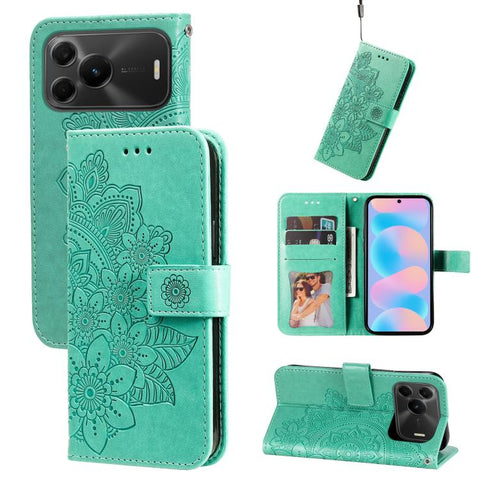 Seven-petal Flowers Embossing Leather Phone Case, For Huawei nova 16 SE 5G, For Huawei nova 16, For Huawei Enjoy 90 Pro Max 5G, For Huawei Enjoy 90 / Enjoy 90 Plus 5G, For Huawei Enjoy 80 Plus, For Huawei nova 15 Pro / nova 15 Ultra                    ...