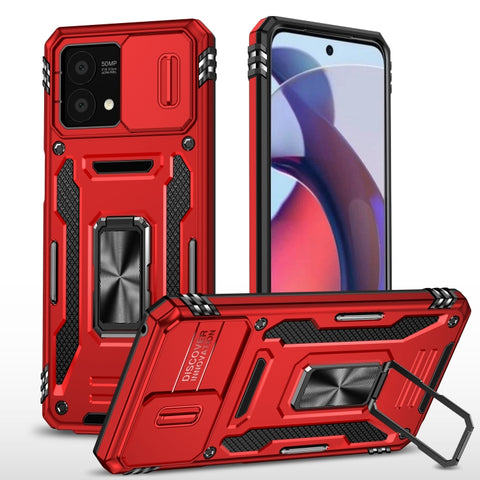 Armor PC + TPU Camera Shield Phone Case, For Motorola Moto G Stylus 2023, For Motorola Moto G32