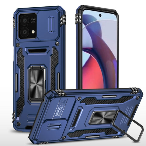 Armor PC + TPU Camera Shield Phone Case, For Motorola Moto G Stylus 2023, For Motorola Moto G32