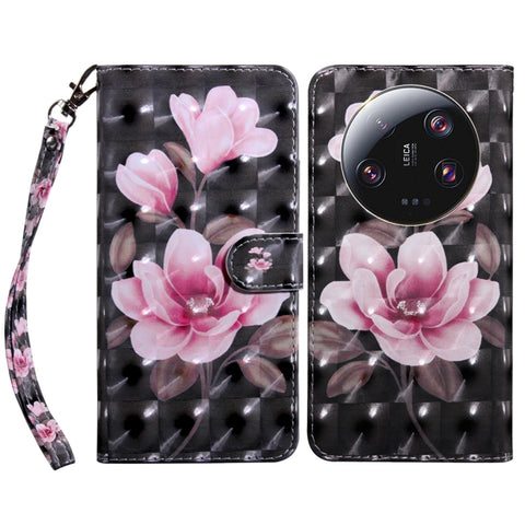 3D Painted Pattern Leather Phone Case, For Xiaomi Redmi Note 13 Pro+, For Xiaomi Redmi Note 13 Pro 5G, For Xiaomi 13T Pro, For Xiaomi 13 Ultra