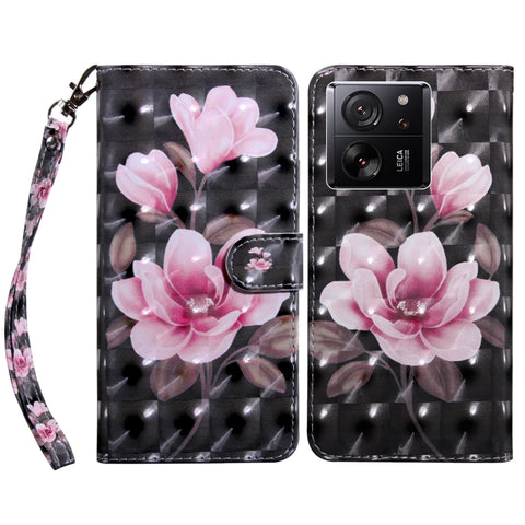 3D Painted Pattern Leather Phone Case, For Xiaomi Redmi Note 13 Pro+, For Xiaomi Redmi Note 13 Pro 5G, For Xiaomi 13T Pro, For Xiaomi 13 Ultra
