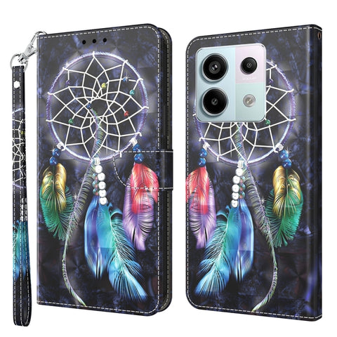 3D Painted Pattern Leather Phone Case, For Xiaomi Redmi Note 13 Pro+, For Xiaomi Redmi Note 13 Pro 5G, For Xiaomi 13T Pro, For Xiaomi 13 Ultra