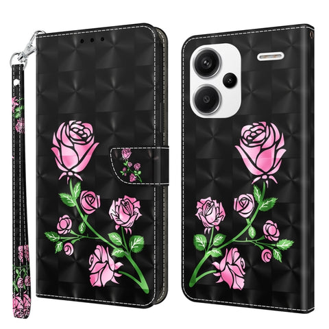 3D Painted Pattern Leather Phone Case, For Xiaomi Redmi Note 13 Pro+, For Xiaomi Redmi Note 13 Pro 5G, For Xiaomi 13T Pro, For Xiaomi 13 Ultra